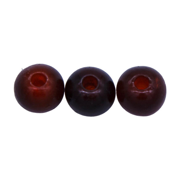 12HR252: Horn Round/Donut Orange 12mm Avg 25Pc