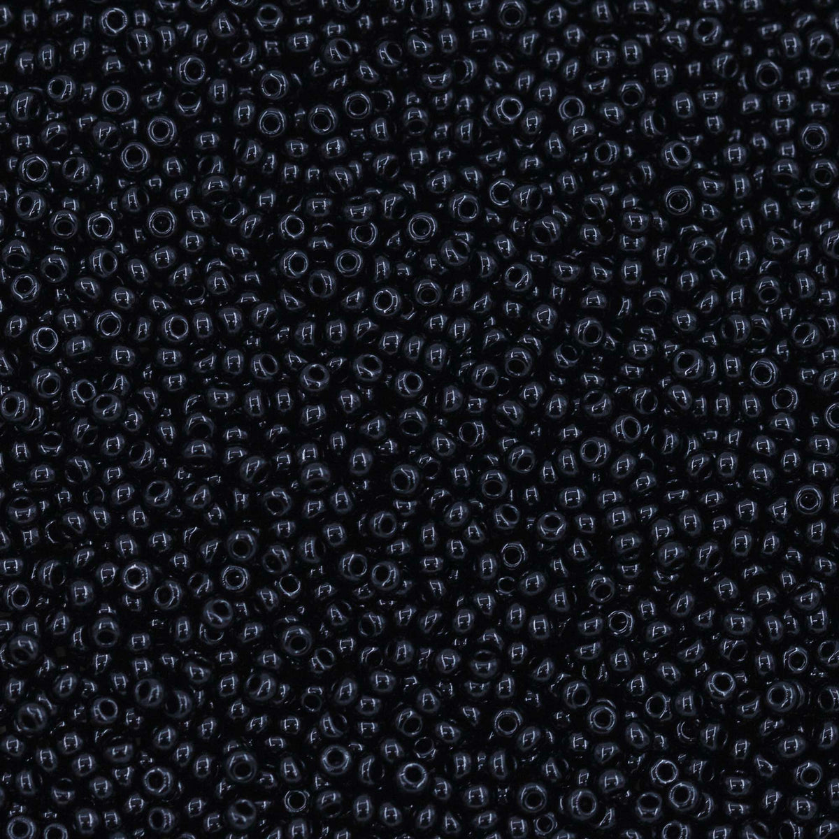 12SB109-L: CZ Seed Bead Black 12/0 Loose
