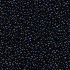 12SB109-L: CZ Seed Bead Black 12/0 Loose