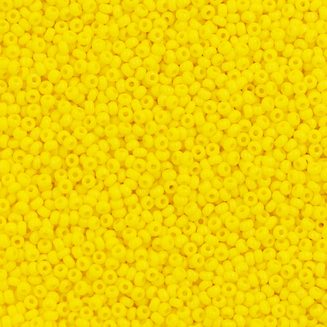 12SB126-L: CZ Seed Bead Deep Yellow 12/0 Loose