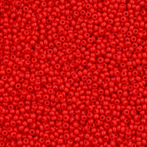 12SB142-L: CZ Seed Bead Cherry Red 12/0 Loose