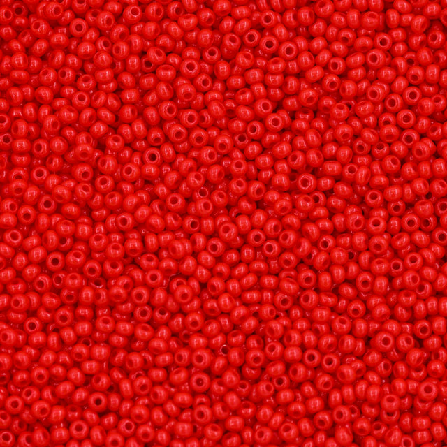 12SB142-L: CZ Seed Bead Cherry Red 12/0 Loose