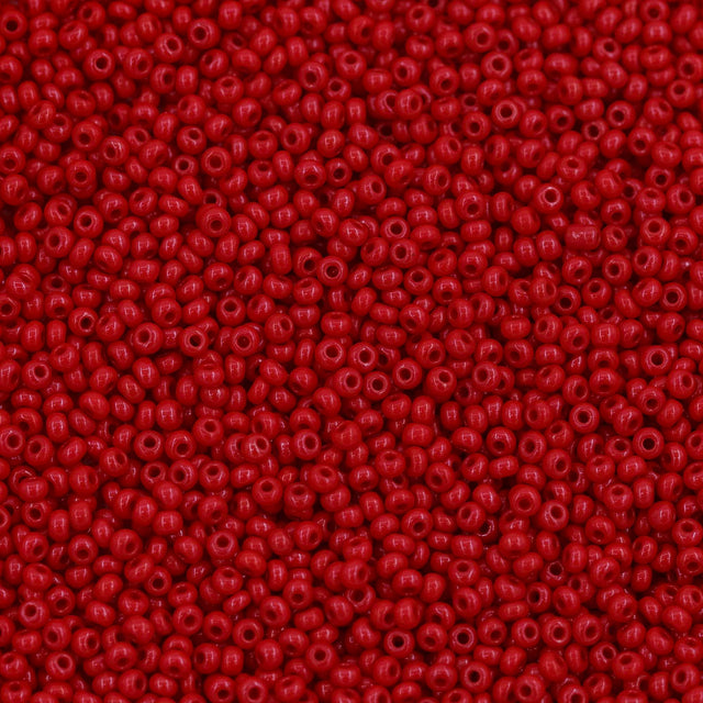 12SB146-L: CZ Seed Bead Deep Red 12/0 Loose