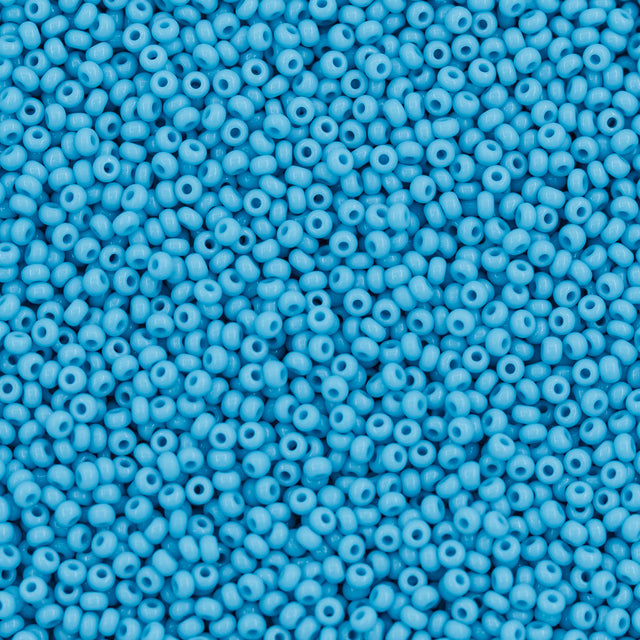 12SB164-L: CZ Seed Bead Turquoise Blue 12/0 Loose
