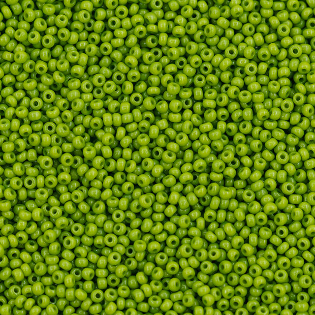 12SB183-OL: CZ Seed Bead Olive Green 12/0 Loose