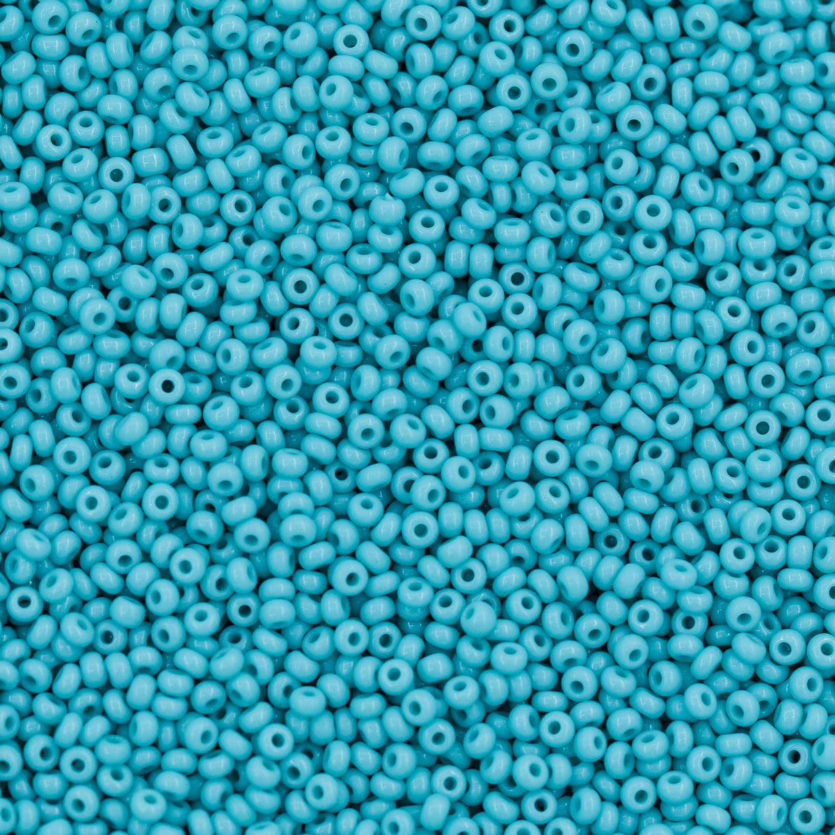 12SB185-L: CZ Seed Bead Turquoise Green 12/0 Loose
