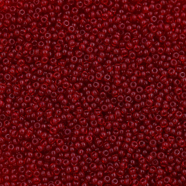 12SB244-L: CZ Seed Bead Ruby 12/0 Loose