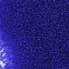 12SB268-L: CZ Seed Bead Capri Blue 12/0 Loose