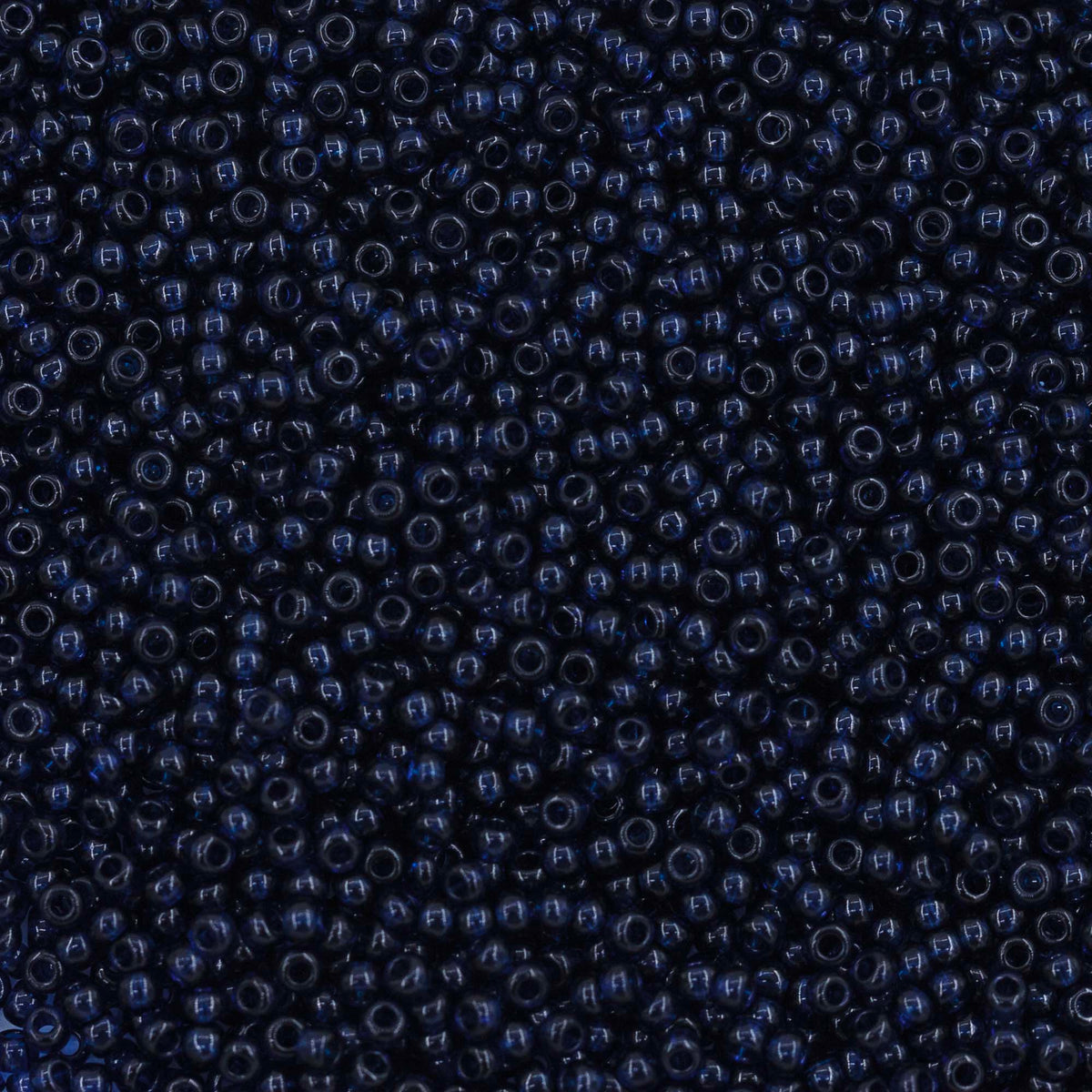 12SB269-L: CZ Seed Bead Montana Blue 12/0 Loose