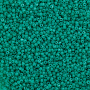 12SB280-L: CZ Seed Bead Green Opal 12/0 Loose