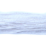 12SC112: CZ Seed Bead 3-cut White 12/0 5HK