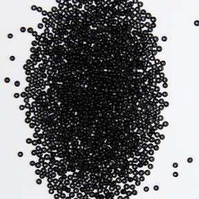 12SV100-36: Vintage Venetian Opaque Jet Black 12/0 250 Grams
