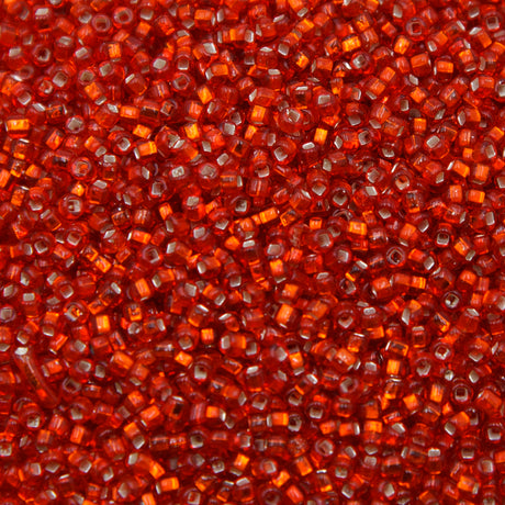 12SV100-4: VIN VEN S/L TRNS Light Red Orange 12/0 250GM