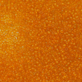 12SV100-43: Vintage Venetian Seed Bead Tr Burnt Orange 12/0