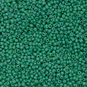 12SV100-48: Vintage Venetian Op Luster Medium Green 12/0