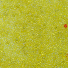 12SV100-5: Vintage Venetian Transparent Light Neon Yellow 12/0 250 Grams