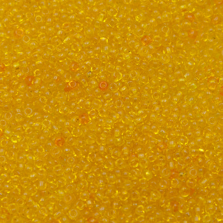 12SV100-7: Vintage Venetian Transparent Orange Honey 12/0 250 Grams