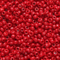 12SV146-1: Vintage Venetian Opaque Brick Red #1 12/0 500 Grams