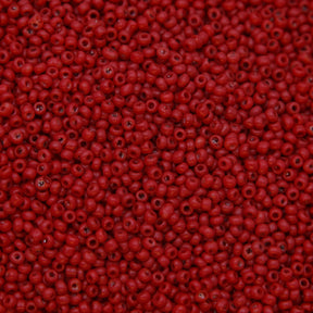 12SV146-2R: Vin Venetian Seed Bead Opaque Brick Red #2 12/0-50GMs