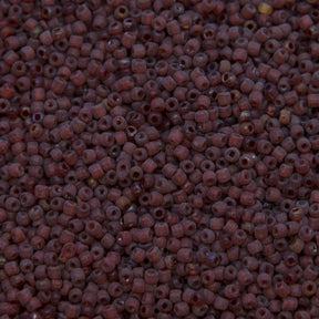 12SV248-QR: Vin Venetian Seed Bead Trans Red #1 SQ-HOLE 12/0 50GMs
