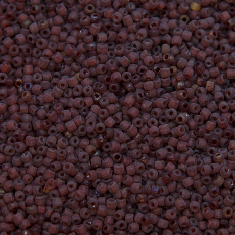 12SV248-QR: Vin Venetian Seed Bead Trans Red #1 SQ-HOLE 12/0 50GMs