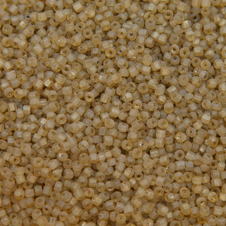 12SV251-12R: Vin Venetian Seed Bead Goldenrod #12 Unfinished SQ-HOLE 12/0-50GMs