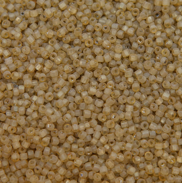 12SV251-12R: Vin Venetian Seed Bead Goldenrod #12 Unfinished SQ-HOLE 12/0-50GMs