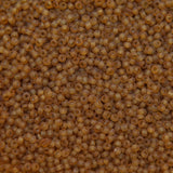 12SV253-25R: Vin Venetian Seed Bead Trans Gold #25 Unfinished 12/0-50GMs