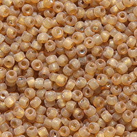 12SV253-29: Vintage Venetian Seed Bead Transparent Gold #29 Unfinished 12/0 - 500 Grams