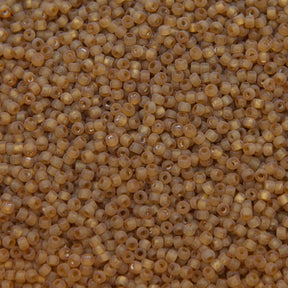 12SV253-29R: Vin Venetian Seed Bead Trans Gold #29 Unfinished 12/0-50GMs