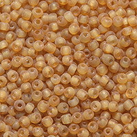 12SV253-31: Vintage Venetian Seed Bead Transparent Gold #31 Unfinished 12/0 - 500 Grams