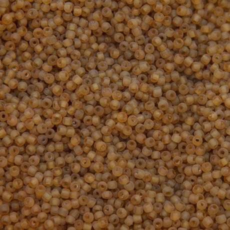 12SV253-31R: Vin Venetian Seed Bead Trans Gold #31 Unfinished 12/0-50GMs