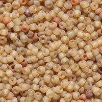 12SV253-3U: Vintage Venetian Seed Bead Transparent Gold #3 Unfinished 12/0 - 500 Grams