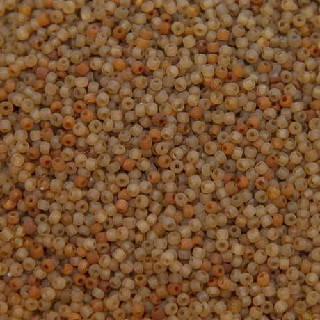 12SV253-3UR: Vin Venetian Seed Bead Trans Gold #3 Unfinished 12/0-50GMs