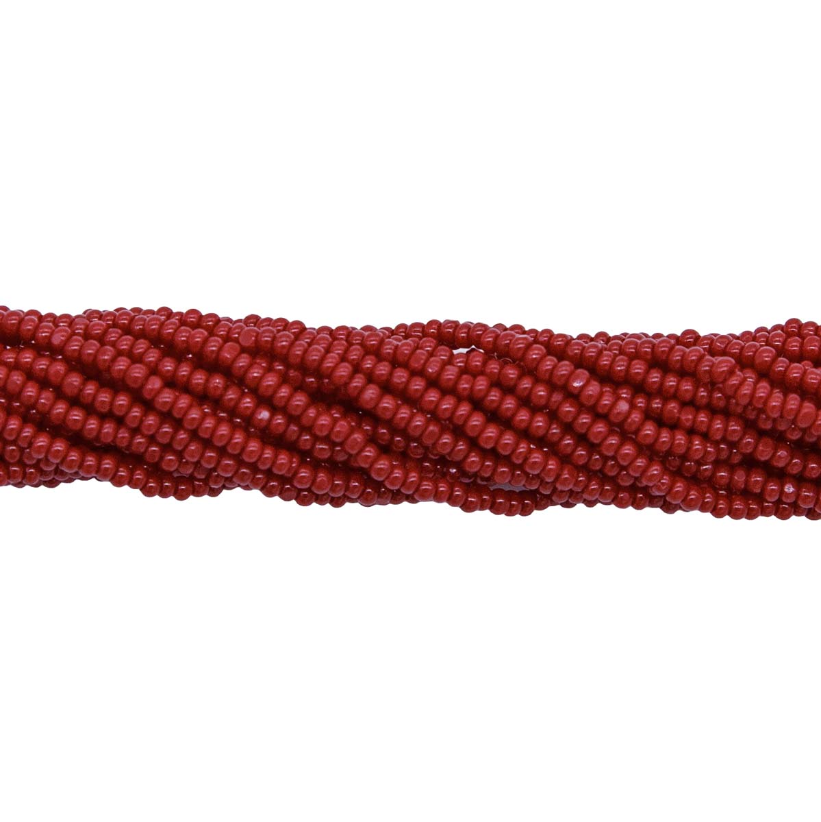 13SB146-C: CZ Seed Bead Charlotte Cut Dark Red 13/0 18HK