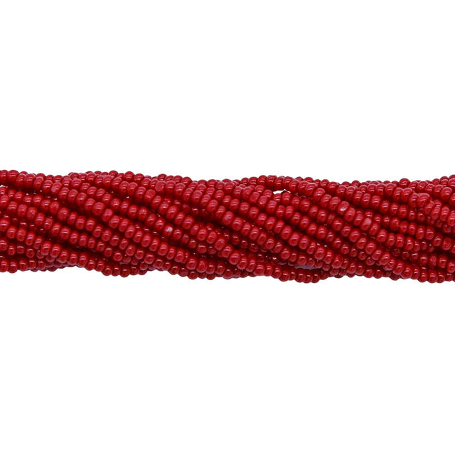 13SB146-CR: CZ Seed Bead Charlotte Cut Dark Red 13/0-1HK