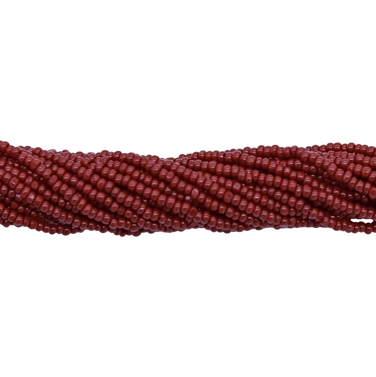 13SB148-CR: CZ Seed Bead Charlotte True Cut Mahogany 13/0-1HK