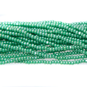 13SB384-C:  CZ Seed Bead Charlotte Sfinx Green 13/0 - 18HK