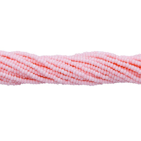 13SB6191-C: CZ Seed Bead Charlotte Pink Sogel 13/0 18HK