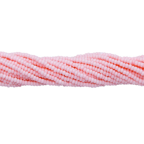 13SB6191-C: CZ Seed Bead Charlotte Pink Sogel 13/0 18HK