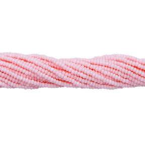 13SB6191-CR: CZ Seed Bead Charlotte Pink Sogel 13/0-1HK