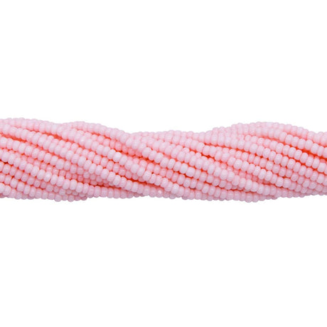 13SB6191-CR: CZ Seed Bead Charlotte Pink Sogel 13/0-1HK