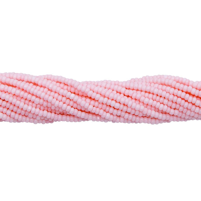 13SB6191-CR: CZ Seed Bead Charlotte Pink Sogel 13/0-1HK