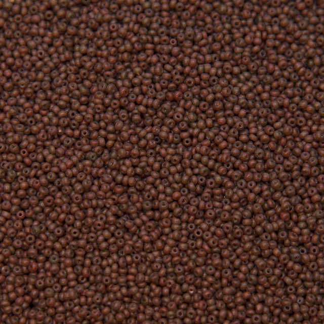 13SV250-2: Vintage Venetian Seed Bead Op Brown #2 13/0 - 500 Grams