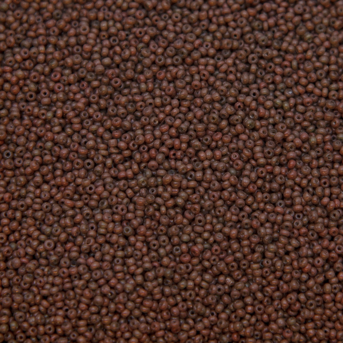 13SV250-2R: Vin Venetian Seed Bead Op Brown #2 13/0-50GMs