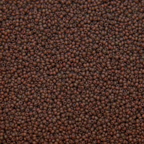 13SV250-2R: Vin Venetian Seed Bead Op Brown #2 13/0-50GMs
