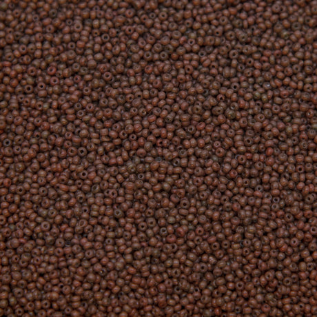13SV250-2R: Vin Venetian Seed Bead Op Brown #2 13/0-50GMs