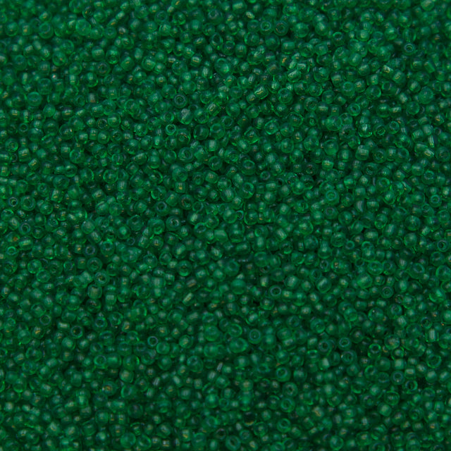 13SV284-3: Vintage Venetian Seed Bead Tr Green #4 13/0 - 500 Grams