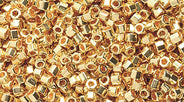 14SD854-CR: DBC0031 DELICA Hex 24kt Gold Plate 11/0 - 9GM
