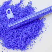 15SB172-CLR: CZ Seed Bead True Cut Sky Blue 15/0 - 10GM